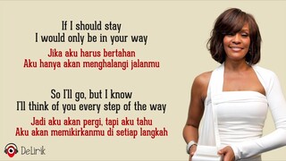 I Will Always Love You - Whitney Houston (Lirik Lagu Terjemahan)