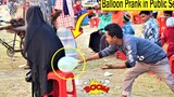 ระเบิดลูกโป่งในที่นั่งสาธารณะ PRANK Viral Popping Balloons ปฏิกิริยาเล่นตลกที่นั่งในที่สาธารณะ