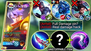 YIN VS PRO HELCURT AND ARRLOT IN SIDELANE | NEW BEST BUILD & EMBLEM FOR SIDELANE | MOBILE LEGENDS