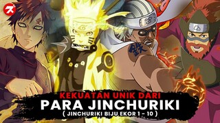 DAFTAR KEKUATAN UNIK TIAP JINCHURIKI DARI MASING - MASING BIJUYA DI ANIME NARUTO