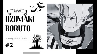 BORUTO OTSUTSUKI DI TEROR KUNTILANAK MERAH - DWIROR