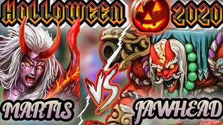 JAWHEAD VS MARTIS HOLLOWEEN DUEL | JAWHEAD GAMEPLAY | LocKnJaW