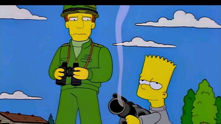 The Simpsons: The Devil Bart is a natural-born terrorist!