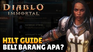 Barang Yang Wajib Dibeli Di Hilts Trader Diablo Immortal