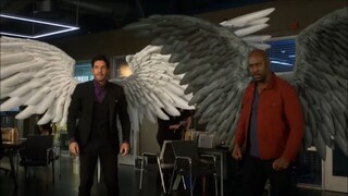 Lucifer 5x08 Lucifer and Amenadiel vs Michael and Maze🥵🔥