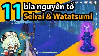 11 vị trí bia nguyên tố trên đảo Seirai và Watatsumi | Inazuma Genshin Impact