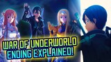 Sword Art Online Alicization EXPLAINED Special - War of Underworld Ending Scene | Gamerturk Reviews