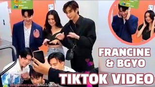 FRANCINE DIAZ & BGYO TIKTOK VIDEO • BTS ❤️