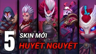 Tốc Chiến | Hiệu Ứng 5 Skin Huyết Nguyệt: Yasuo, Diana, Jhin, Twisted Fate, Kennen | Yugi Gaming