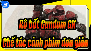 [Rô bốt Gundam GK] Chế tác cảnh phim đơn giản / Ngọn đồi mưa rơi (kết phim)_3