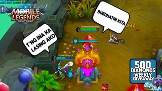 Lasing Na Kasama Napapamura Sa Gigil  | Mobile Legends Bang Bang