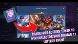 New Double 11 Lottery event to win collector skin in Mobile Legends 2021