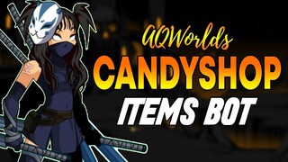 AQW - CANDYSHOP ITEMS Bot - Marshmeowllows, Horehound Bits, Kitty Cordials Bot | Bubble's Quests Bot