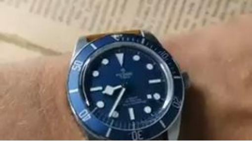 Handmade Italian Leather WIS Watch Strap on Tudor