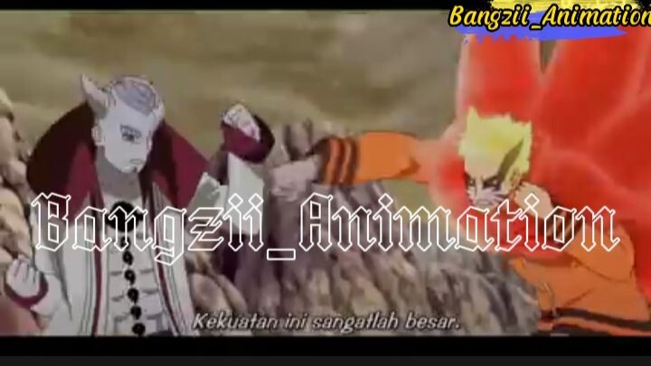 Naruto mode|Baryon VS Isshiki Otsutsuki|Full fight Epic moment|sub indo part4