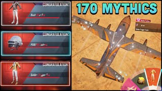 Spending $ 40K on My 170th MYTHIC! Golden Trigger & Rock Star ⭐️ LUCKY SPIN - PUBG MOBILE