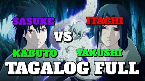 sasuke uchiha and itachi uchiha vs kabuto yakushi