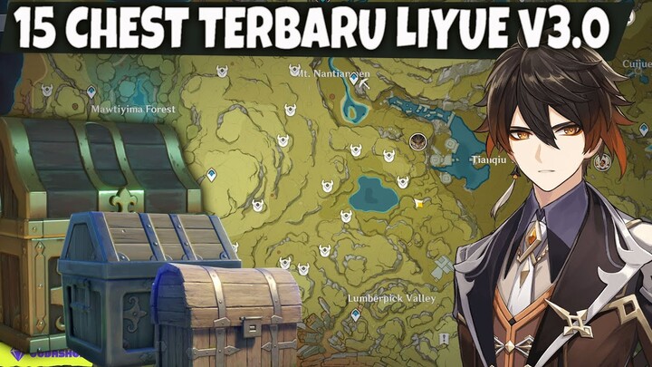 Lokasi 15 Chest Terbaru LIYUE di v3.0 Genshin Impact