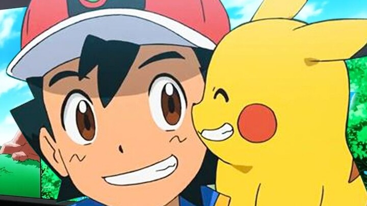 Mỗi ngày một lần] Mục tiêu là Pokémon Master! Tạm biệt Ash Ketchum! Bức tường video chia tay khổng l