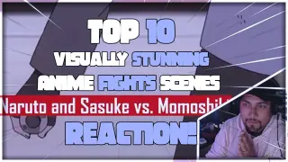 REACTION to Top 10 Visually Stunning Anime Fights Scenes