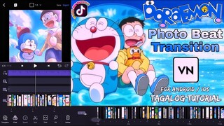 TUTORIAL EDIT PHOTO / Doraemon Photo Beat Transition Using VN !