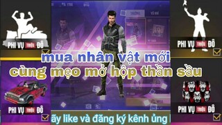 Garena free fire| hướng dẫn cách mở hộp skin siêu phẩm, cách nhận nhân vật mới jai