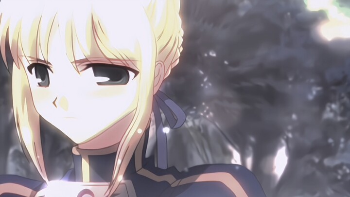 You really look like a little girl who is just beginning to fall in love, Saber!