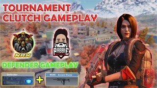 TOURNAMENT CLUTCH GAMEPLAY | DEFENDER CLASS | Call of Duty Mobile