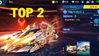 Trọng Tài Hiệp Sĩ rực lửa đứng ở vị trí top 2 hạng A rank 19 zing speed mobile