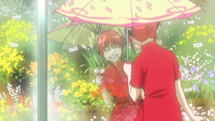 [Gintama] Sejak Gin-san membelikan bayi Kagura payung baru, dia sangat bahagia