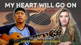 LAGU INI JADI SEMAKIN SYAHDU | Alip Ba Ta Feat Elia Esparza | MY HEART WILL GO ON - Celine Dion