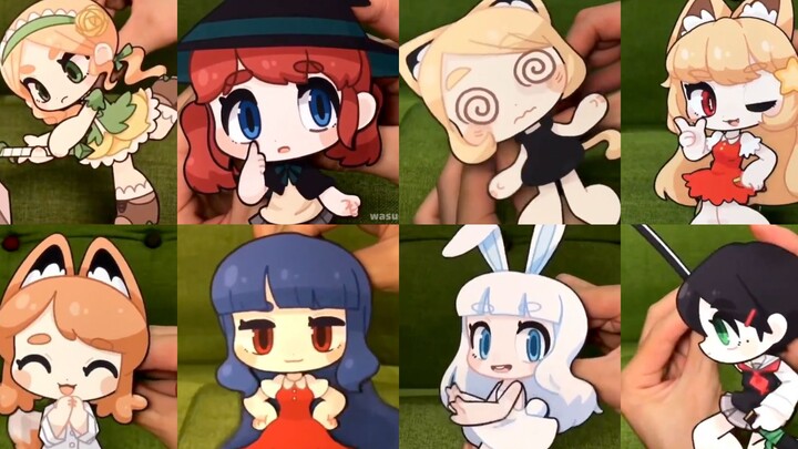 Small collection of paper puppets (2)
