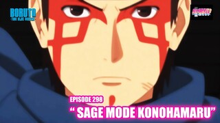 Boruto Episode 298 Subtittle Indonesia Terbaru - Boruto Two Blue Vortex 8 "Sage Mode Konohamaru"