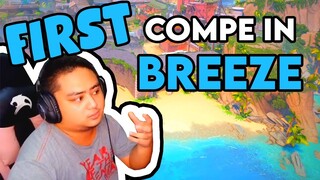 MY FIRST COMPE IN BREEZE MAP - Valorant