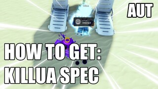 [AUT] *NEW UPDATE* HOW TO GET KILLUA SPEC *FAST* IN A UNIVERSAL TIME ROBLOX