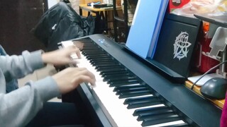 [Piano] When someone plays the Detective Conan theme song in the college dormitory