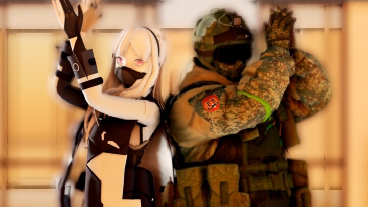 [MMD FRONTLINE Rainbow Six X GIRLS]❤Fuze x AK12❤ "Shake It Off"