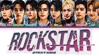STRAY KIDS 'ROCKSTAR' lyrics (Color Coded Lyrics)「AI COVER」