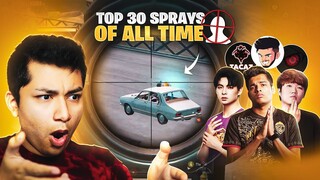 TOP 30 SPRAYS OF ALL TIME (PUBG MOBILE)