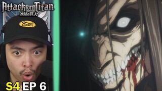 EREN VS THE WAR HAMMER TITAN!! || Attack on Titan S4 Episode 6 Reaction