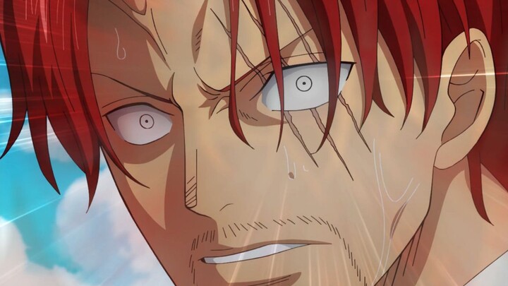 Famous scene of red-haired Shanks x Overlord color and domineering power shaking the Grand Line!