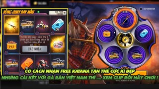 Free Fire| Có cách nhận Katana sứ giả tận thế cực đẹp Free thế nhưng mà cái kết với Gà rán VN thì...