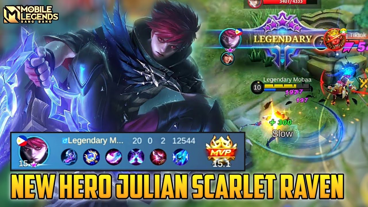 Julian Mlbb Gameplay , Next New Hero Julian Gameplay - Mobile Legends Bang  Bang - BiliBili