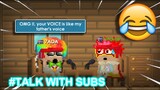 TALKING WITH SUBSCRIBER IN ANOTHER COUNTRY ( VOICE ! ) OMG !!!! | GROWTOPIA