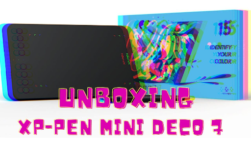 XP-Pen Deco mini 7 UNBOXING (skills na lang kulang)