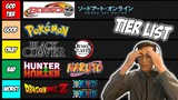 THE LAST ANIME TIER LIST YOU'LL EVER NEED TO SEE...