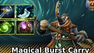 Magnus Safelane Carry Spell Burst Build Refresher Orb + Octarine Core ไฮไลท์ Meta ใหม่ Dota 2