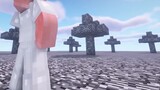 [MC] Khi Minecraft chỉ có đá gốc, cách chính xác để đào ba và lấp đầy một! [cười tủm tỉm]
