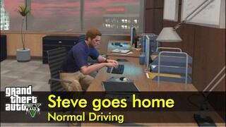 Steve Haines goes home | GTA V normal driving