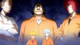 Boruto and Mitsuki are sent to prison by Naruto to solve a mysterious murder case